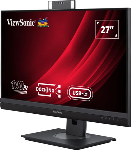 Viewsonic VG Series VG2757V-2K 27” QHD 100Hz Video Conferencing Docking Monitor LED display 2560 x 1440 pixels Black Viewsonic VG Series VG2757V-2K 27” QHD 100Hz Video Conferencing Docking Monitor LED display 2560 x 1440 pixels Black